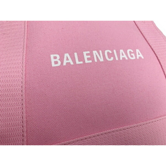 Balenciaga 2way Bag Blue Cabas Xs Leather Pink - Picture 7 of 9